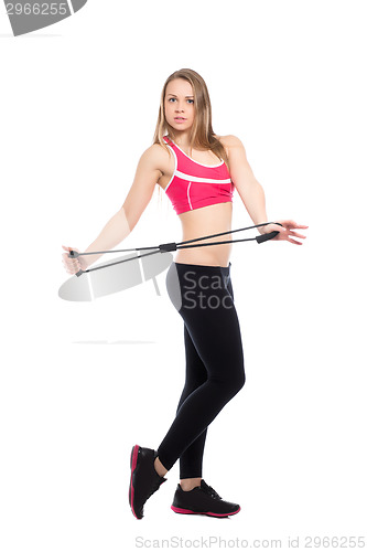 Image of Slim sporty woman