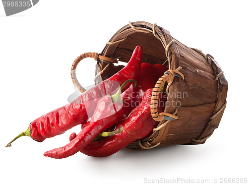 Image of Red pepper in basket