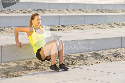 Image of Woman excersising