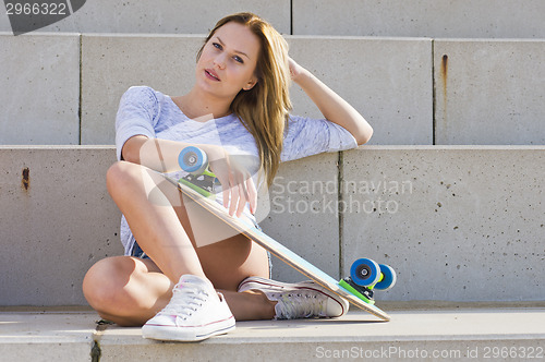 Image of Streetwise skateboarder