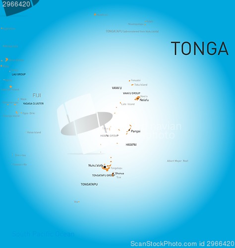 Image of Tonga map