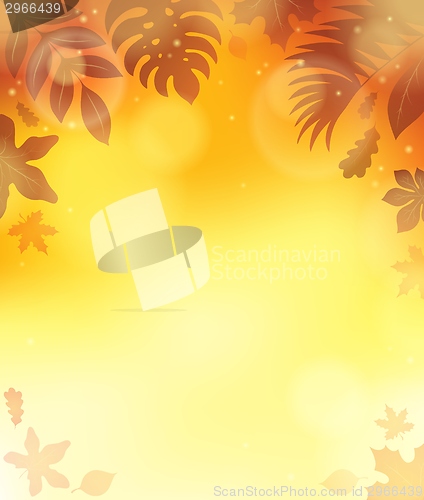 Image of Leaves theme background 3