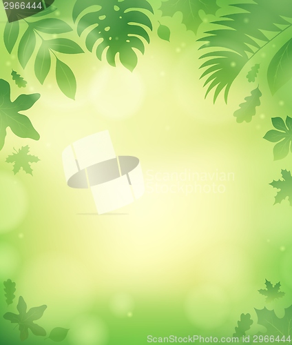 Image of Leaves theme background 5