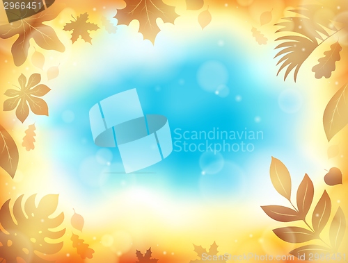 Image of Leaves theme background 1