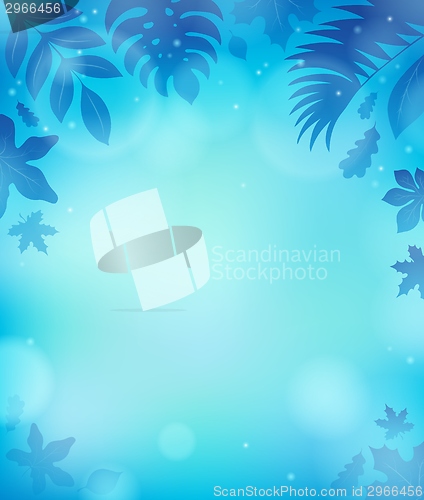Image of Leaves theme background 4