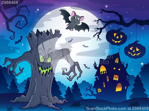 Image of Scenery with Halloween thematics 2