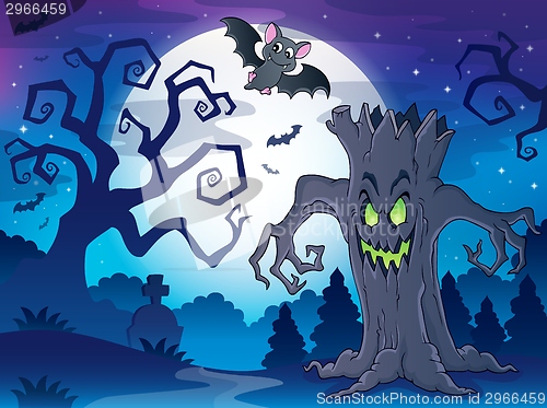 Image of Scenery with Halloween thematics 1