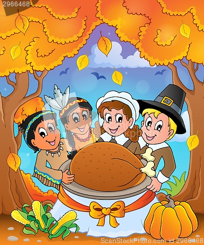 Image of Thanksgiving pilgrim theme 6