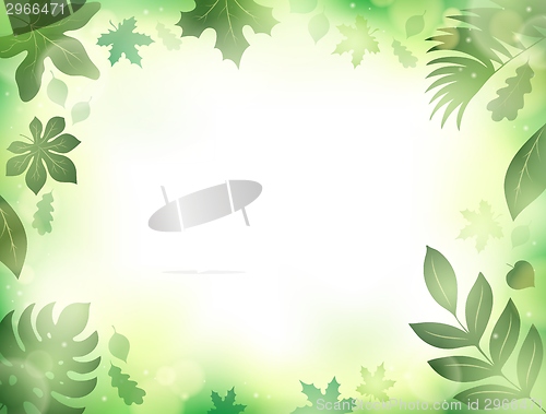 Image of Leaves theme background 2