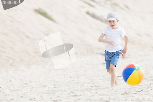 Image of kid at the beach