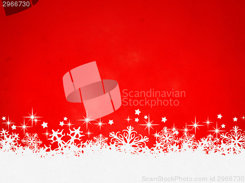 Image of red christmas background