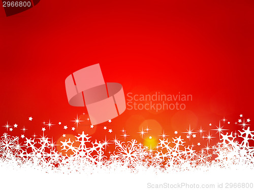 Image of red christmas background