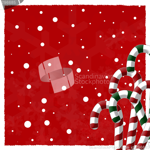 Image of Candy Cane Background
