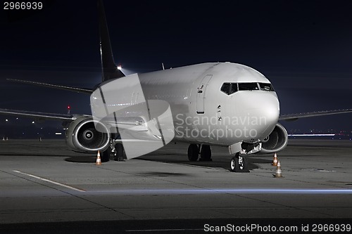 Image of Plane at night