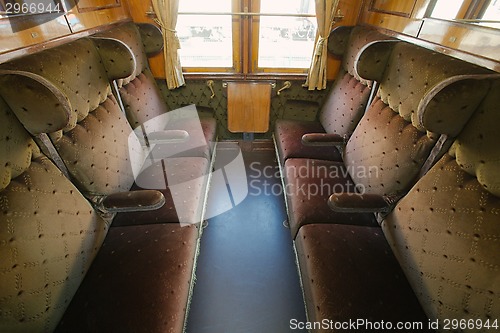 Image of Vintage Train Interior