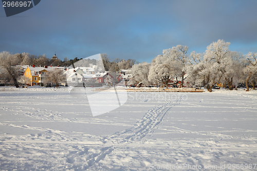 Image of Frozen lake