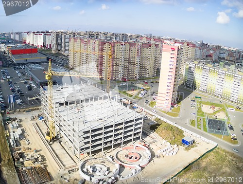 Image of Construction of shopping center in Tyumen