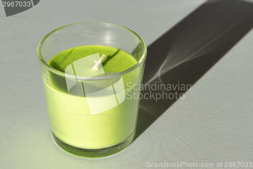 Image of candle in sunlight