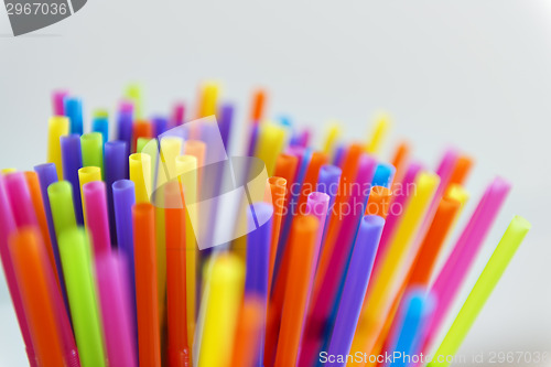 Image of Colorful straws