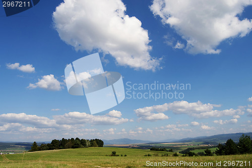 Image of Landscape with clouds