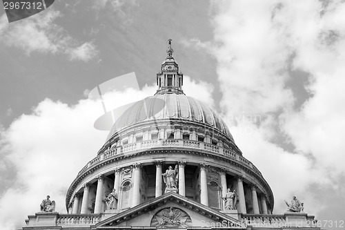 Image of Closeup of the dome of St. Paul's Cathedral