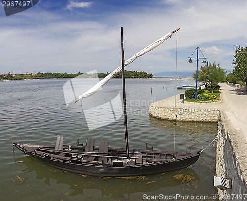 Image of Ancient Ship at Nin, Croatia 