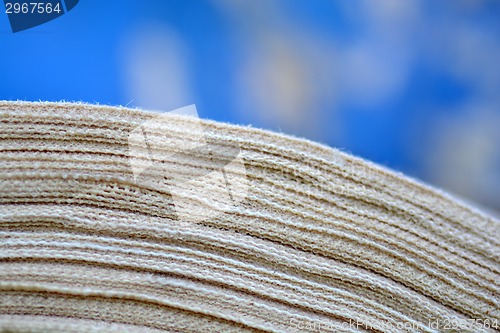 Image of extruded material, close up