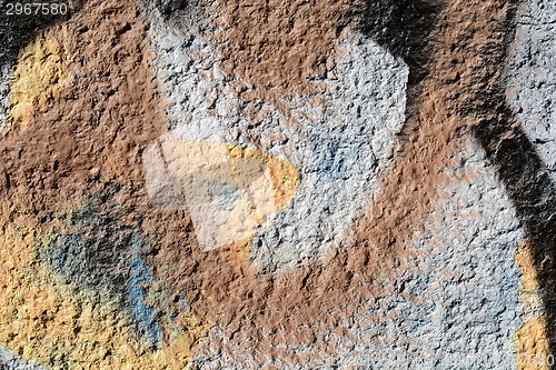 Image of Background of old painted wall