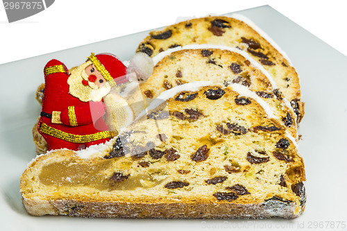 Image of German christmas stollen