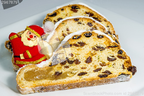 Image of German christmas stollen