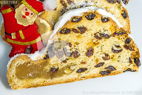 Image of German christmas stollen