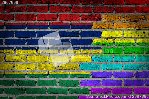 Image of Dark brick wall - LGBT rights - Mauritius