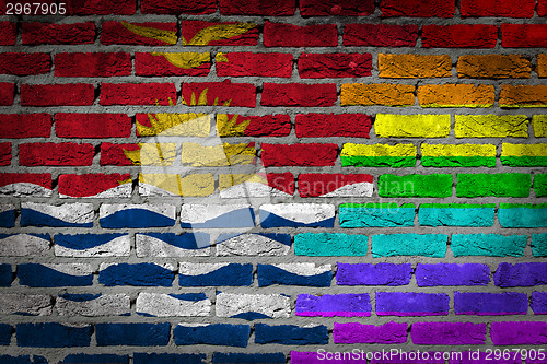 Image of Dark brick wall - LGBT rights - Kiribati