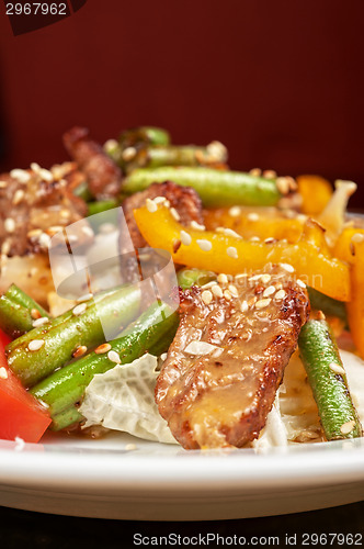 Image of Warm salad with veal