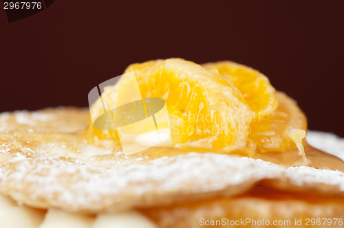 Image of millefeuille with tangerine