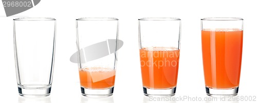 Image of Set of glasses juice