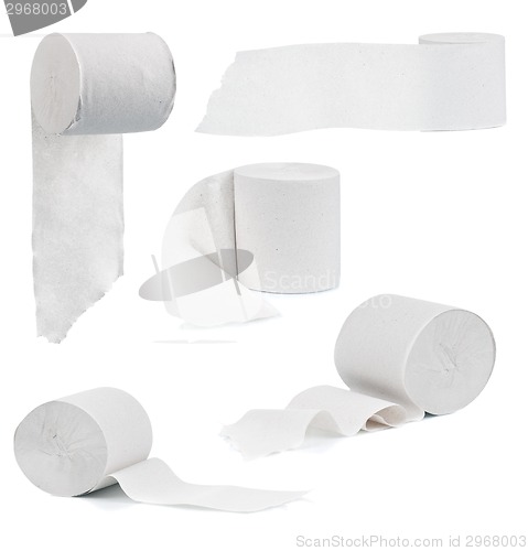 Image of Set of toilet paper