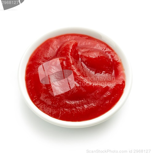 Image of bowl of tomato sauce or ketchup