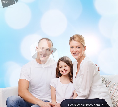 Image of happy family at home