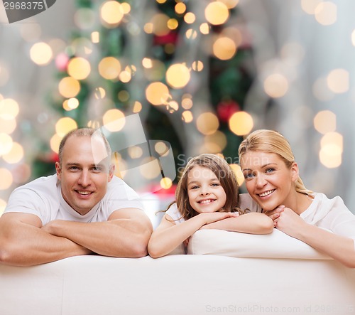 Image of happy family at home