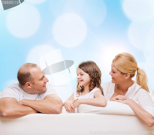 Image of happy family at home