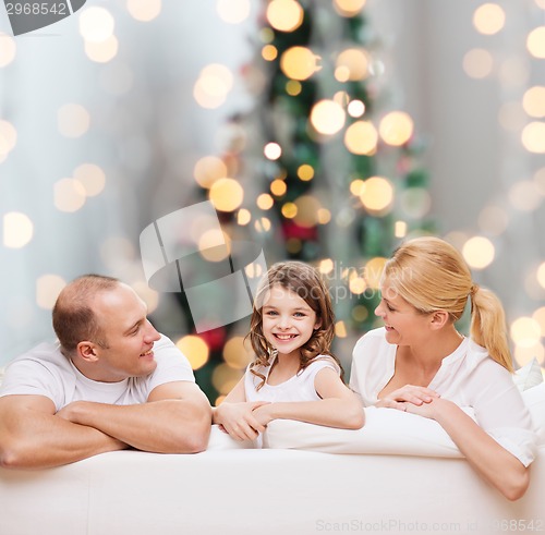 Image of happy family at home