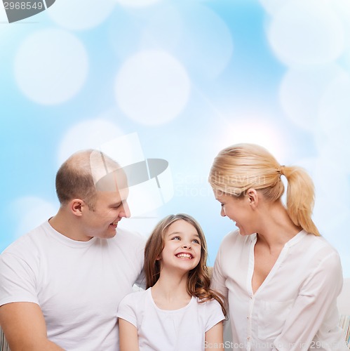 Image of happy family at home