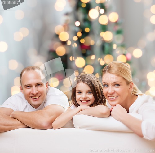 Image of happy family at home