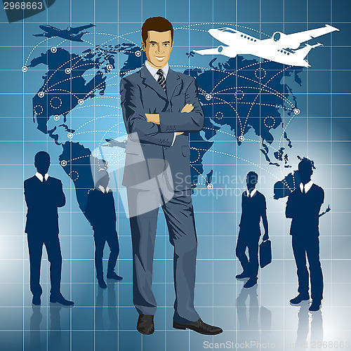 Image of Vector Businessman In Suit