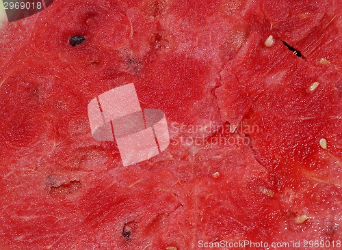Image of The flesh is juicy watermelon close-up as background