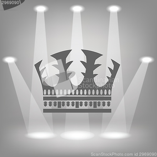 Image of silhouette of crown 