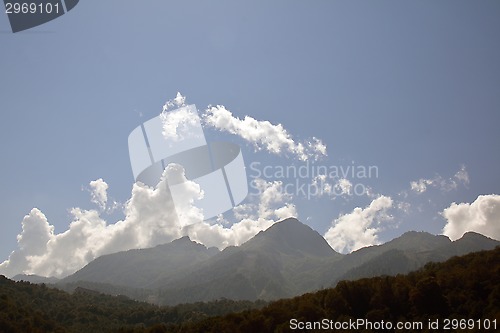 Image of early autumn in the mountains