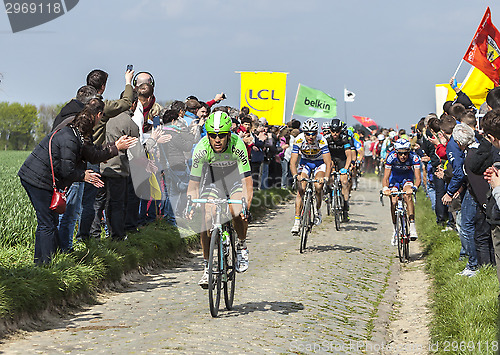 Image of The Peloton- Paris Roubaix 2014