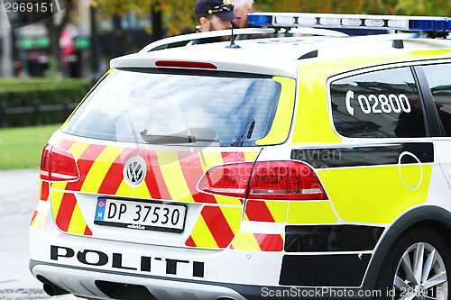 Image of Norwegian Police Car